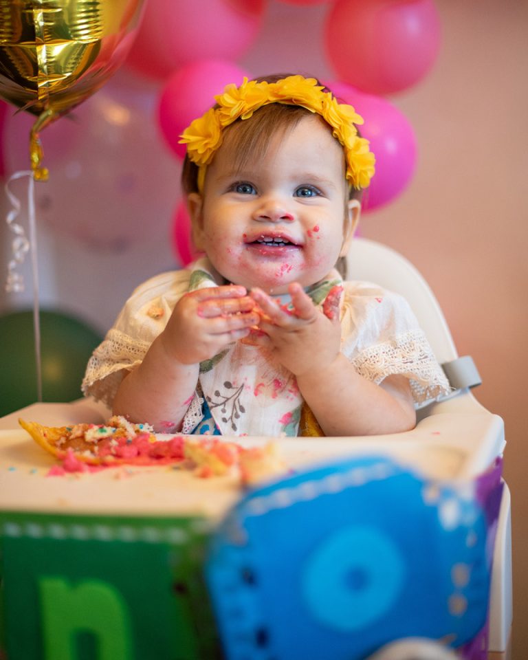 First Birthday Cupcake party